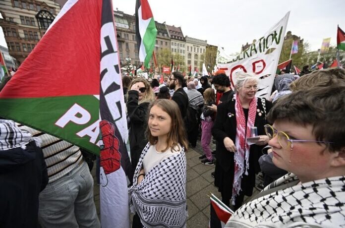 Greta Thunberg, Danimarka’da Filistin yanlısı protestoda gözaltına alındı