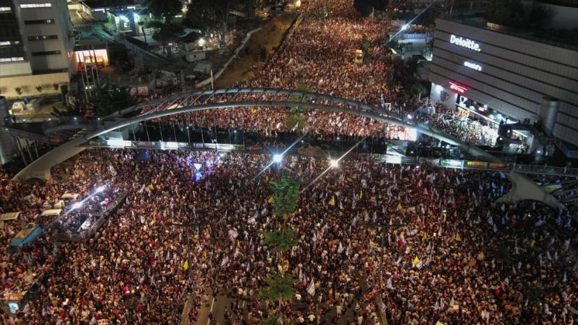 İsrail’de genel grev: Yüz binlerce kişi ateşkes anlaşması talebiyle sokakta