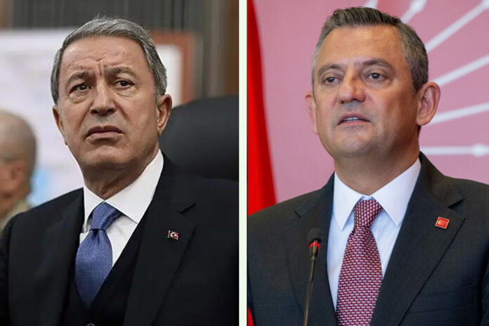 Hulusi Akar, Özgür Özel’e 100 bin TL’lik tazminat davası açtı