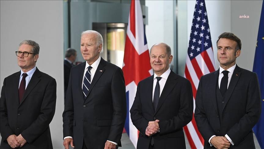 ABD Başkanı Biden, Avrupalı liderlerle bir arada: Gündem, Ukrayna ve Orta Doğu