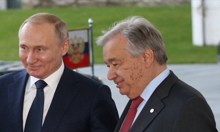 BM Genel Sekreteri Guterres, Rusya Devlet Başkanı Putin’le bir araya geldi