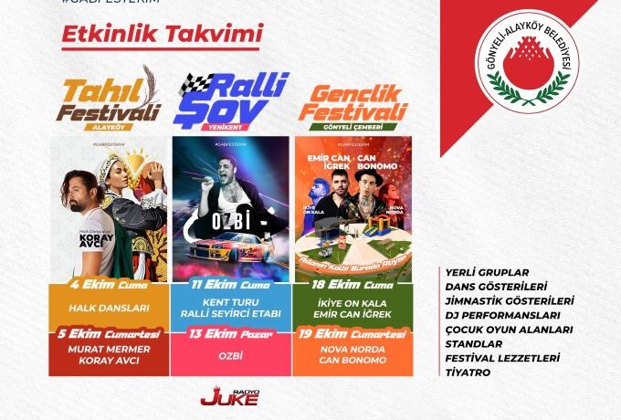 Gönyeli-Alayköy Belediyesi Festivalleri başlıyor