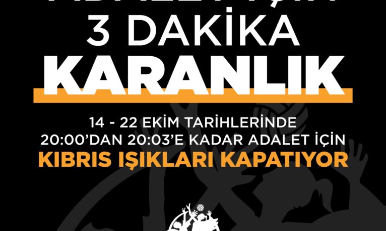 İsias ortak davamız: Adalet için 3 dakika karanlık