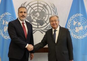 Bakan Fidan, Guterres ile Kıbrıs’ı görüştü