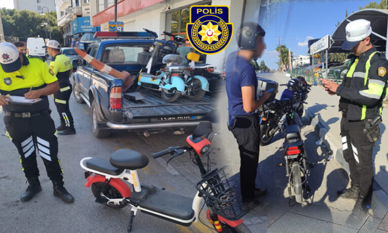 Polis elektrikli scooterlarla ilgili uyardı