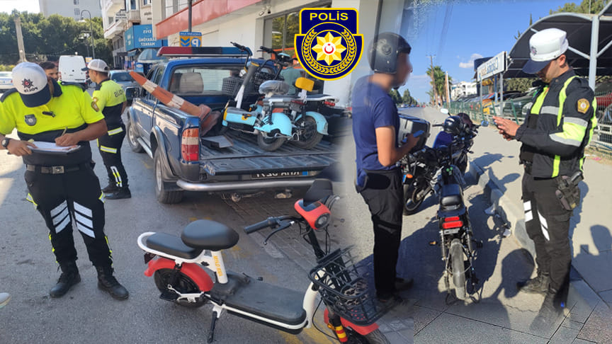 Polis elektrikli scooterlarla ilgili uyardı