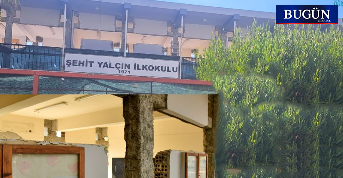 Maliye ödemedi, Şht. Yalçın İlkokulu’ndaki inşaat durdu