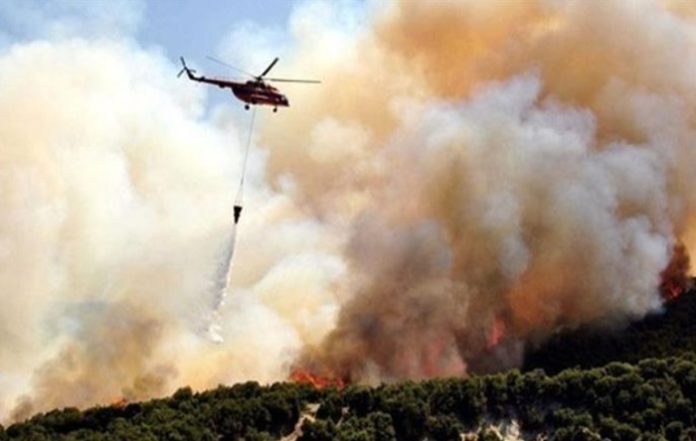 Bakan itiraf etti: Yangın söndürme helikopterleri yakıt olmadığı için kalkış yapamamış!