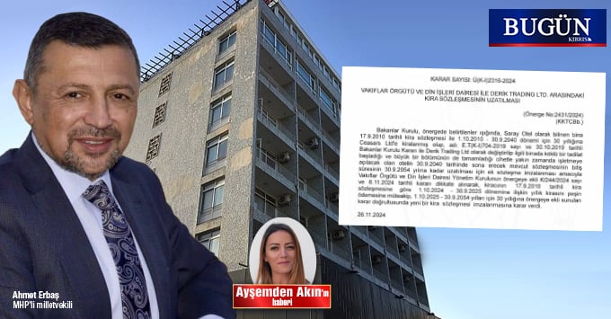 Kıbrıs halkının 450 yıllık malını ‘paşalar’ idare ediyor: Saray Otel, Pasha Otel’e peşkeş çekildi