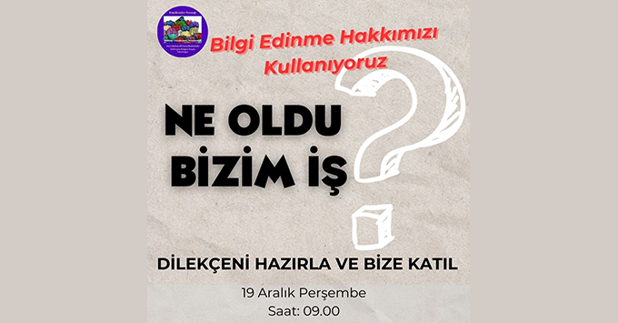 Kimliksizler Derneği’nden bilgi edinme çağrısı