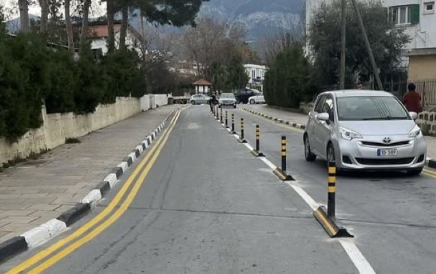 Girne’de trafik düzenlemesinde değişiklik