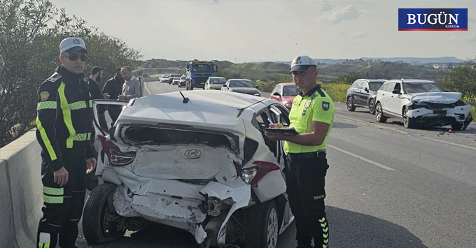 Bir haftada 63 trafik kazası: 1 ölü, 16 yaralı