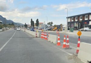 Alsancak-Lapta yolunda kaza sonrası dönüş noktası kapatıldı: CTP’den kalıcı çözüm çağrısı