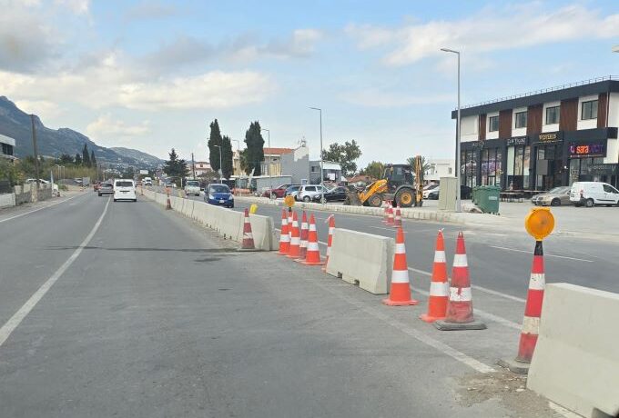 Alsancak-Lapta yolunda kaza sonrası dönüş noktası kapatıldı: CTP’den kalıcı çözüm çağrısı