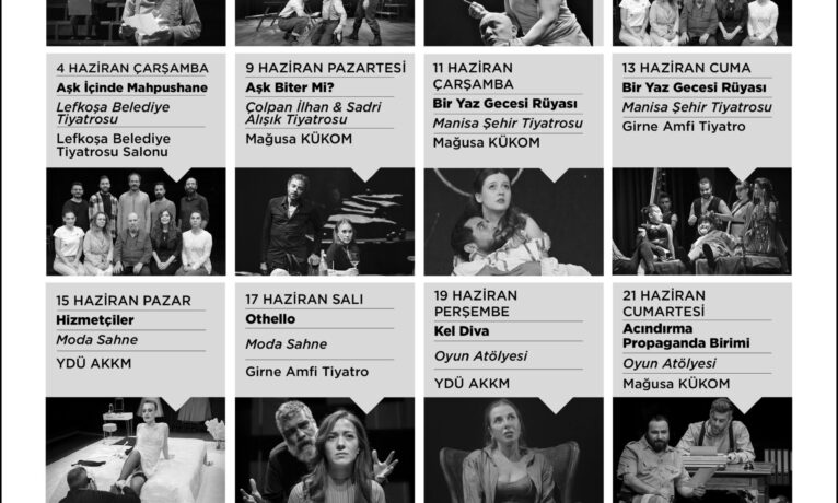 Üç şehri kapsayan 21. Kıbrıs Tiyatro Festivali 20 Mayıs’ta başlayacak