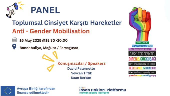 “Toplumsal Cinsiyet Karşıtı Hareketler” Mağusa’da tartışılacak