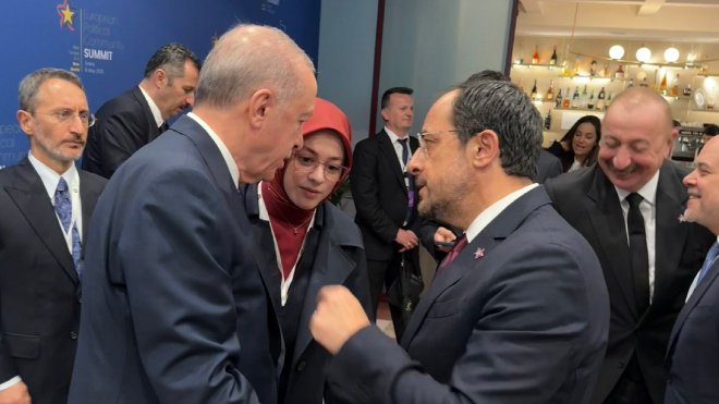 Hristodulidis Erdoğan ile görüştü
