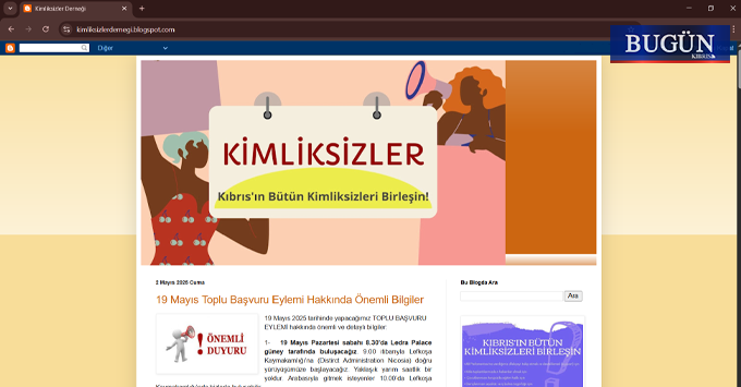 Kimliksizler’in mücadelesi dijitale taşındı: Derneğin web sayfası yayında