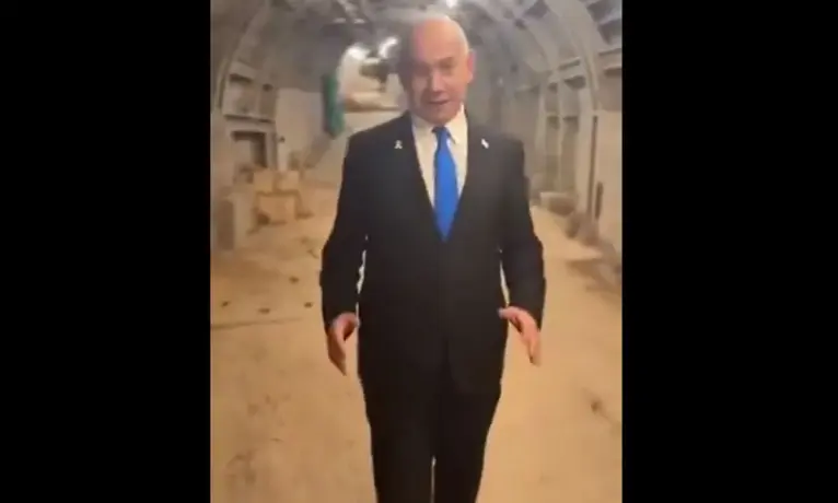 Netanyahu Mescid-i Aksa’nın altındaki tünelden seslendi