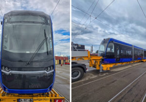 Türkiye’nin Sırbistan için ürettiği tramvaylardan ilki başkent Belgrad’a ulaştı