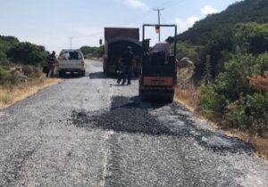 Dipkarpaz-Zafer Burnu yolunda asfalt çalışması başlıyor