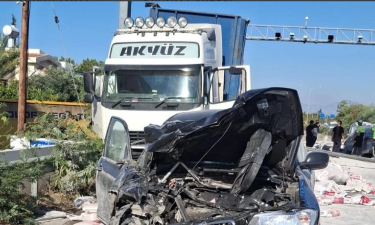 Girne’deki kazada tır sürücüsü tutuklandı