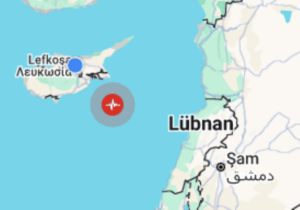 Akdeniz’de 4,4 büyüklüğünde deprem