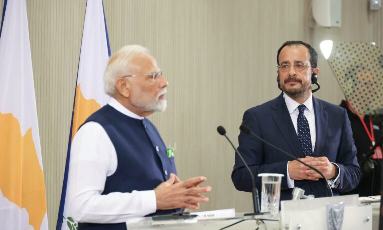Kıbrıs-Hindistan stratejik ittifakı I Modi: “Bu onur yalnız bana değil, 1,4 milyar Hintliye de ait”