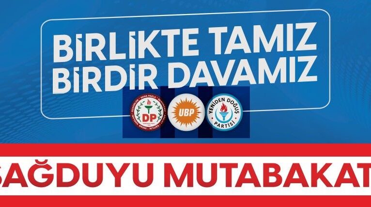 UBP, DP ve YDP’den ortak miting: Tatar, Kıbrıs Türk halkının ortak adayıdır!