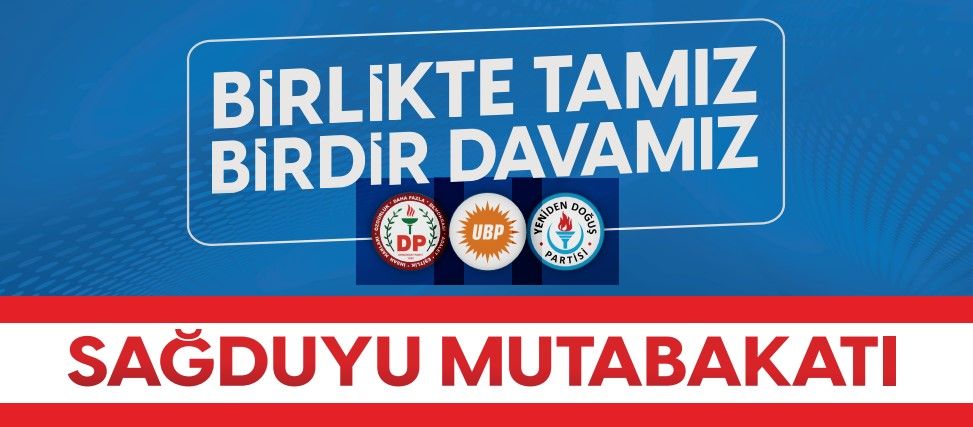 UBP, DP ve YDP’den ortak miting: Tatar, Kıbrıs Türk halkının ortak adayıdır!