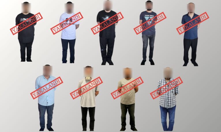 Kırmızı bültenle ve ulusal seviyede aranan 9 kişi Türkiye’ye getirildi