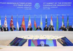 Ekonomik İşbirliği Teşkilatı 17. Zirvesi Azerbaycan’da başladı I Erdoğan: “Kıbrıs Türkleri ile ilişkilerinizi geliştirmenizi bekliyorum”