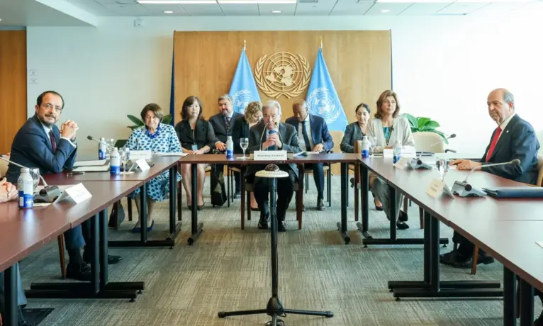 Uluslararası toplumdan net mesaj: Çözümün temeli BM kararlarıdır; Tatar toplantıda ‘mal-mülk’ davaları konusunu açmadı
