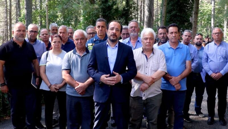 Hristodulidis’ten halka özür ve destek paketi: Limasol yangınları için 12 acil önlem açıklandı