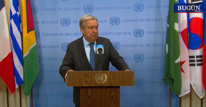 Guterres’ten New York sonrası açıklama: “Geçiş kapılarında ilerleme var, açılım yok”