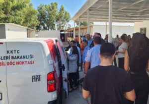 Gaziveren’de ilk mobil göç denetimi: İçişleri Bakanı Oğuz da sahadaydı