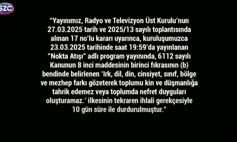 Türkiye I Sözcü TV 10 gün süreyle karartıldı: Gerçekleri ve umudu karartamazlar