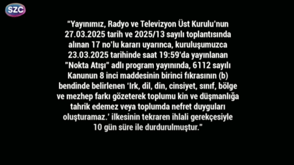 Türkiye I Sözcü TV 10 gün süreyle karartıldı: Gerçekleri ve umudu karartamazlar