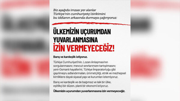Türkiye’deki aydınlardan imza kampanyası: Ülkemizin uçurumdan yuvarlanmasına izin vermeyeceğiz!