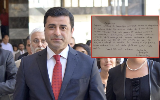 Selahattin Demirtaş’tan ‘yeni bir sayfa’ mesajı