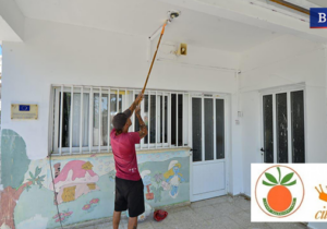 Lefke’de yeni eğitim yılı öncesi okullarda temizlik ve bakım çalışmaları tamamlandı