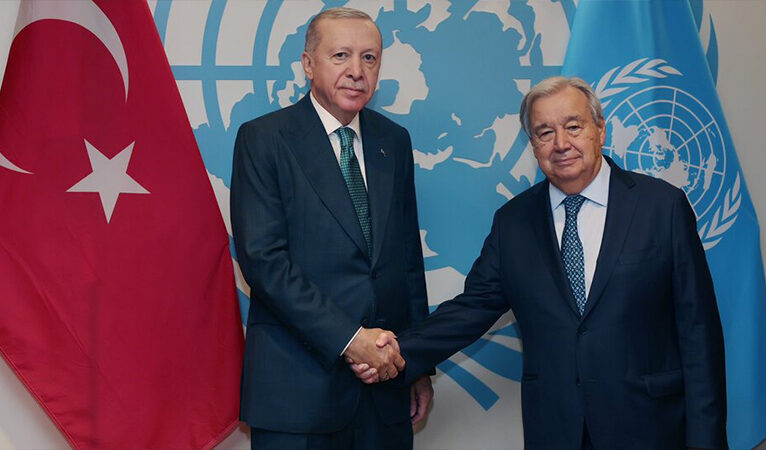 Erdoğan, BM Genel Sekreteri Guterres ile görüştü