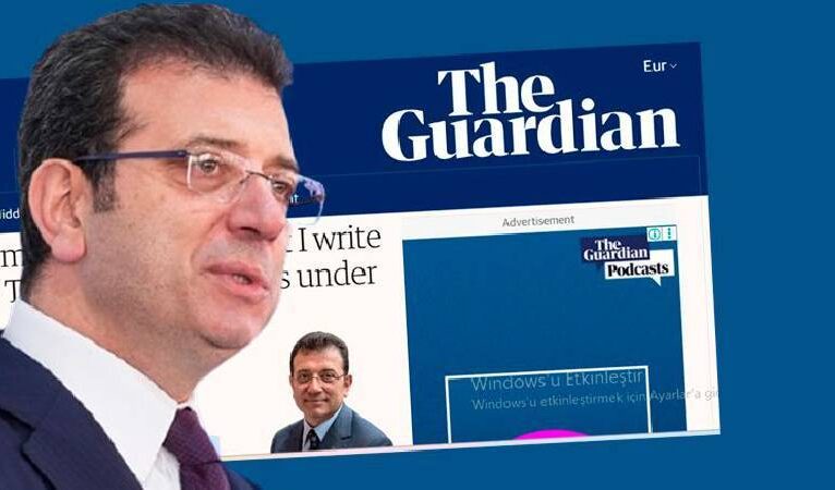 İmamoğlu Guardian’a yazdı: “Demokrasimiz ciddi tehdit altında”