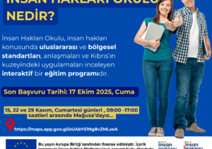 İnsan Hakları Okulu bu yıl Mağusa’da düzenleniyor