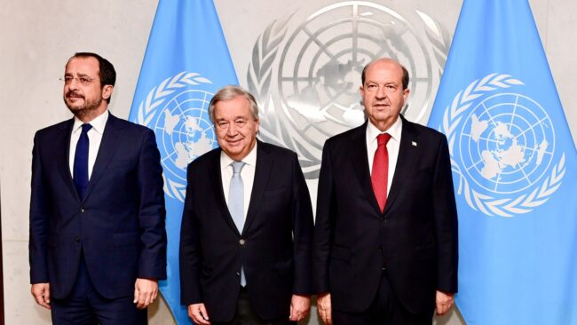 Bugün New York’ta kritik üçlü görüşme: Guterres – Hristodulidis – Tatar