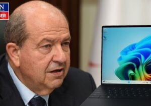 Muhtarlara laptop, Tatar’a kampanya desteği