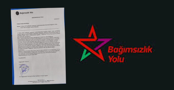 Bağımsızlık Yolu, Ersin Tatar’ın seçim logosuna itiraz etti