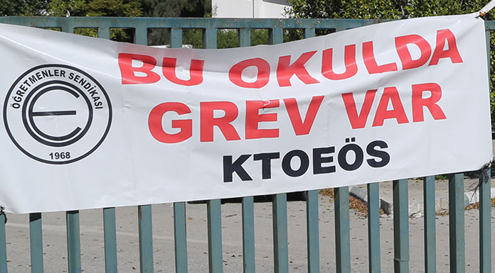 KTOEÖS’ten Atatürk Meslek Lisesi’nde uyarı grevi