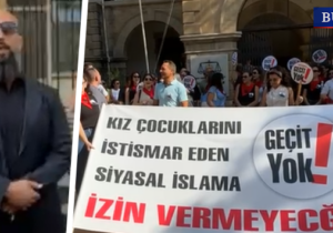 Öğretmenlerin eyleminde provokasyon: “Burası Müslüman Türk devletidir” diyerek saldırdı