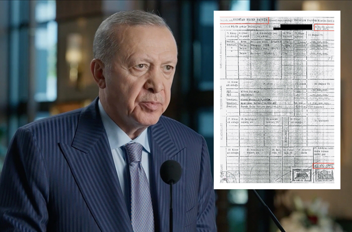 Tayyip Erdoğan’ın ‘ilk ve tek gerçek mal varlığı’ belgesi!